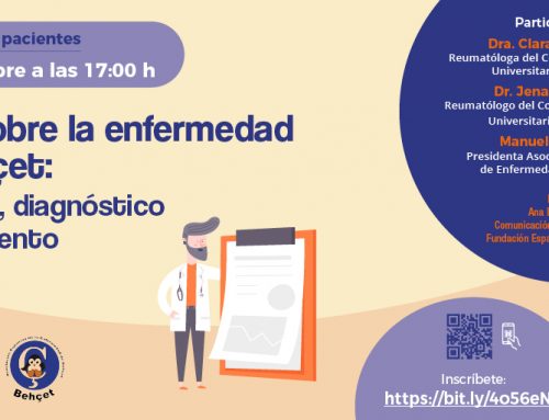 Nuevo webinar para pacientes sobre enfermedad de Behçet (16 de octubre)
