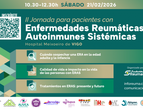 II Jornada para pacientes con ERAS en Vigo (sábado, 21 de febrero)