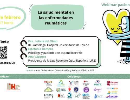 Webinar para pacientes sobre la salud mental en las enfermedades reumáticas (25 de febrero)