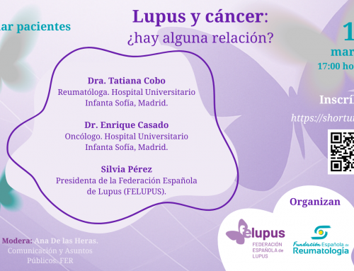 Webinar sobre lupus y cáncer: ¿hay alguna relación?