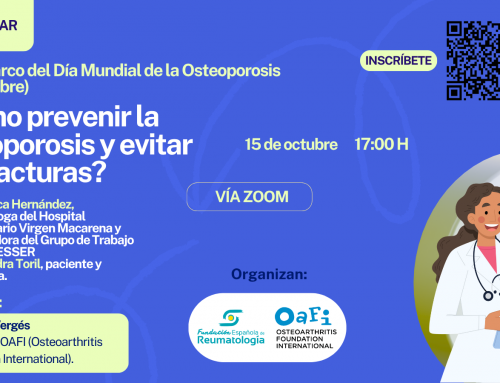 Nuevo webinar sobre osteoporosis (15 de octubre)