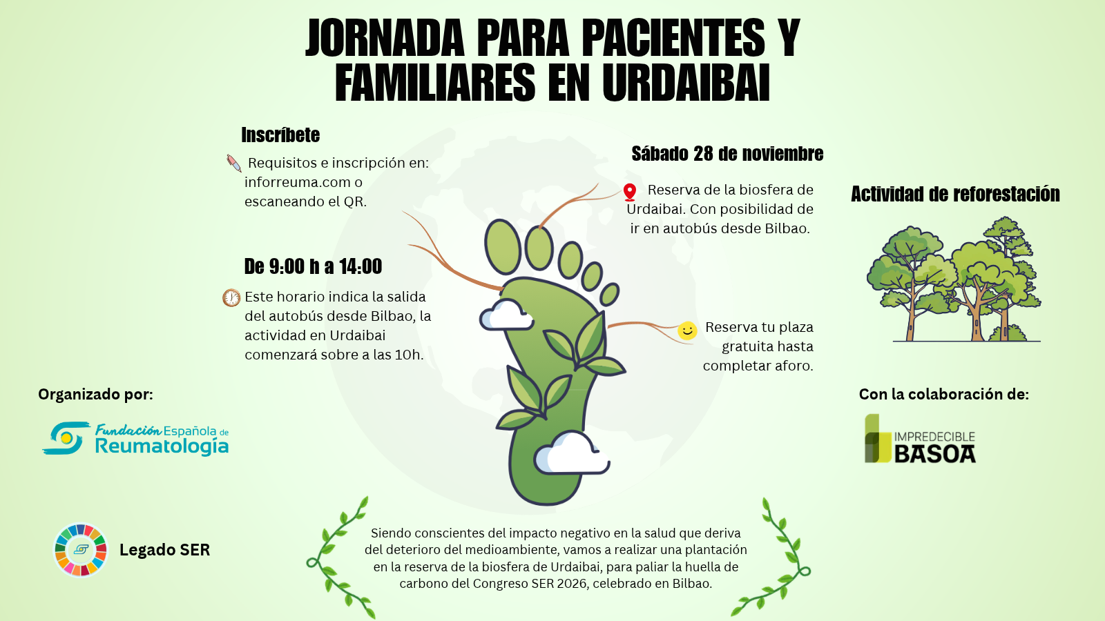Jornada para pacientes y familiares en Urdaibai